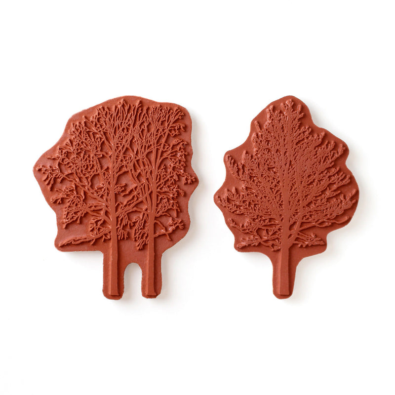 Winter Trees Rubber Pre Cut Rubber Stamp Set by Andy Skinner-2