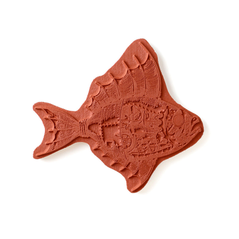 Steampunk Fish Pre Cut Rubber Stamp Set by Andy Skinner-2