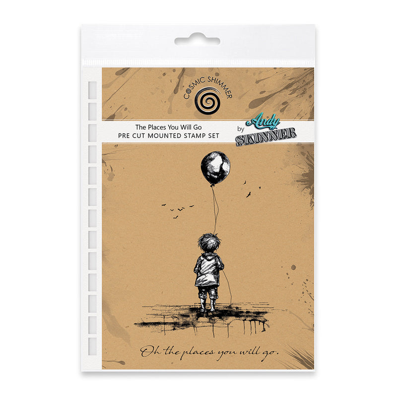 The Places You Will Go Pre Cut Rubber Stamp Set by Andy Skinner-1