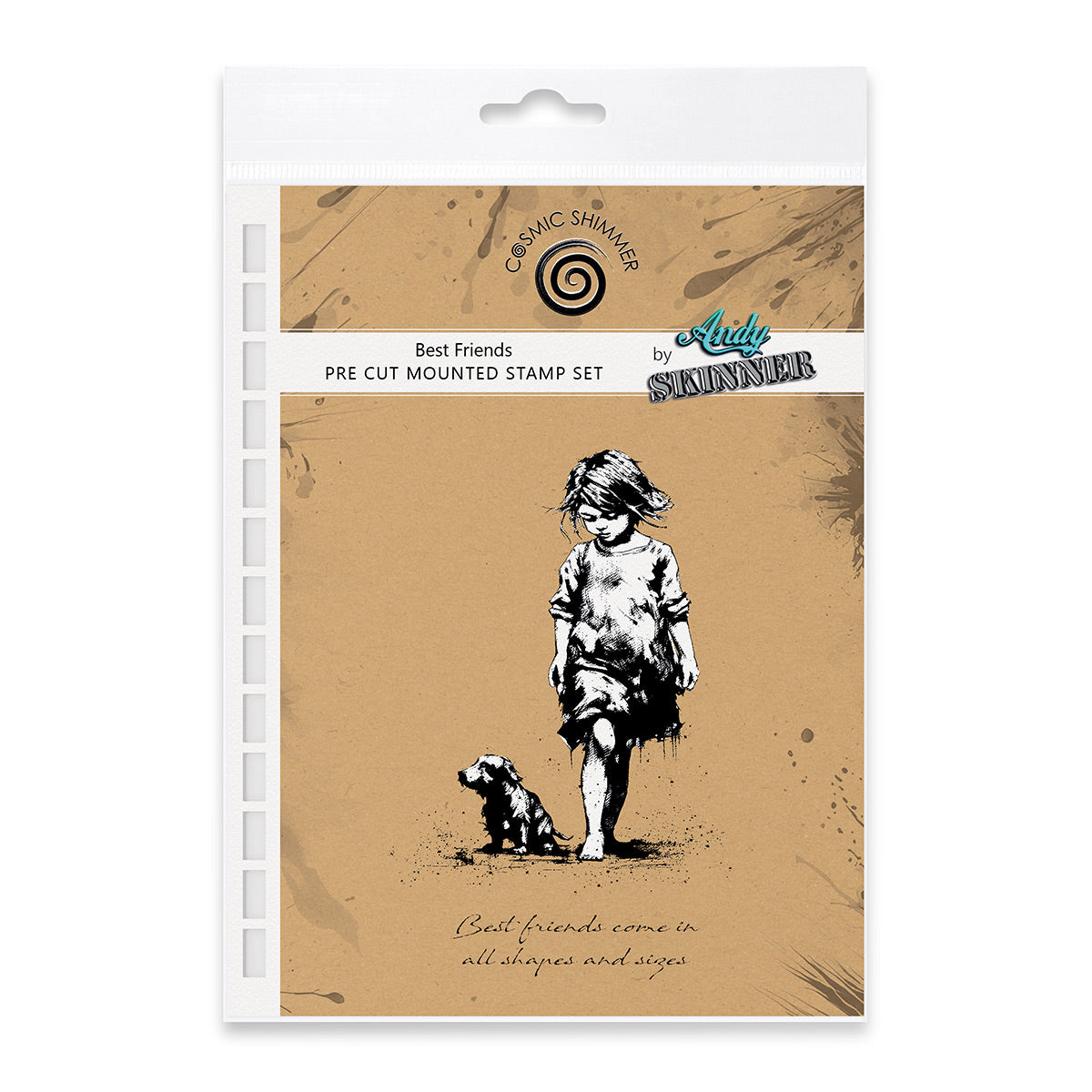 Best Friends Pre Cut Rubber Stamp Set by Andy Skinner-1