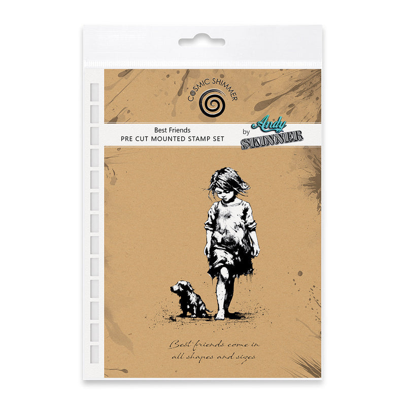 Best Friends Pre Cut Rubber Stamp Set by Andy Skinner-1