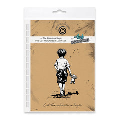 Let The Adventure Begin Pre Cut Rubber Stamp Set by Andy Skinner-1