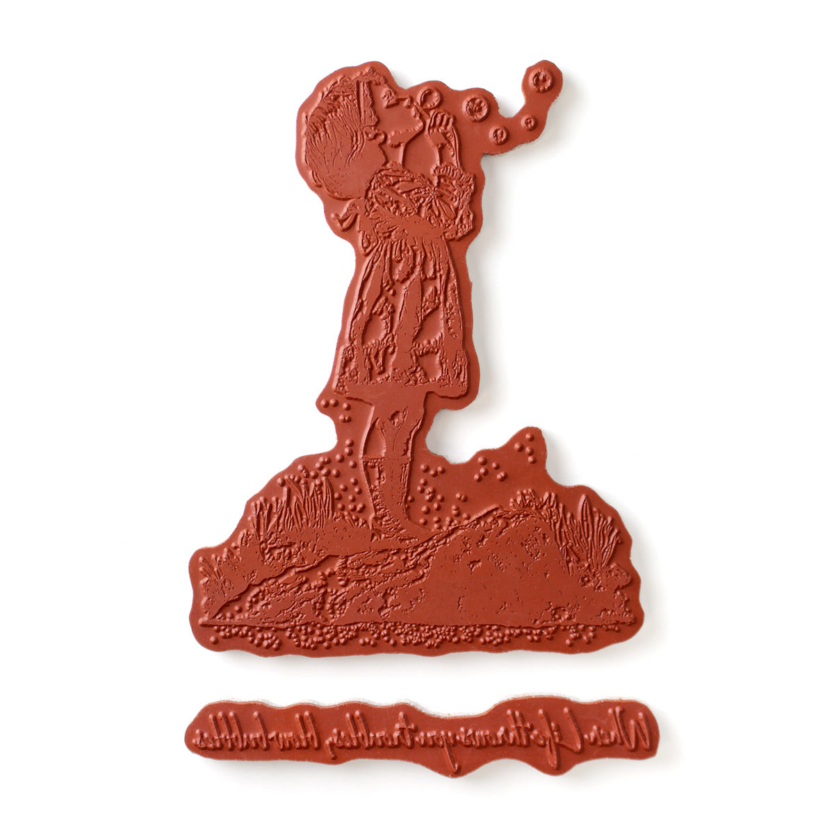 Blowing Bubbles Pre Cut Rubber Stamp Set by Andy Skinner-2