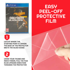 EVORETRO Display Case Protector for PS3/PS4 Steel Book Box PET Protector-5