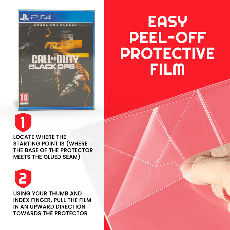 EVORETRO Display Case Protector for PS3/PS4 Steel Book Box PET Protector-5
