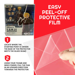 Transparent EVORETRO PET Display Case Protector for SH Figuarts Sanji Figure-3