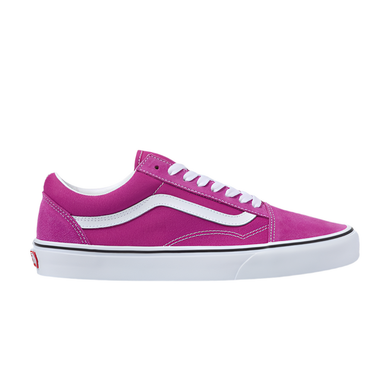 Vans 'Old Skool' Shoes - Fuchsia Red/True White-1
