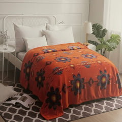Star Burst Design Silk Touch Blanket-4