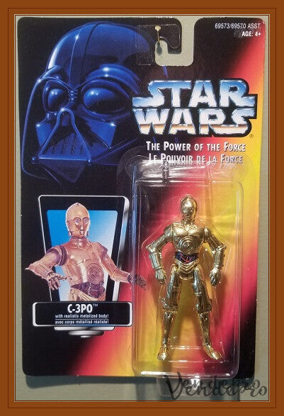 Star Wars POTF2 – C-3PO with Realistic Metalized Body (UPC: 076281695730)