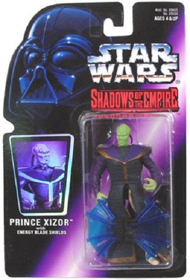 Star Wars – Shadows of the Empire Prince Xizor w/ Energy Blade Shields 3.75" Figure (UPC: 076281695945)