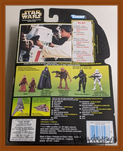 Star Wars POTF2 – R5-D4 with Concealed Missile Launcher (UPC: 076281695983)