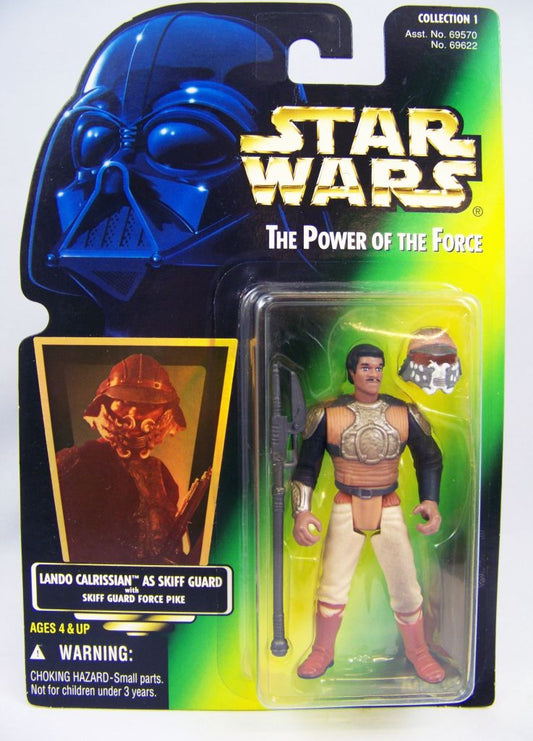 Star Wars – The Power of the Force (Green Card / Holo Sticker): Lando Calrissian as Skiff Guard (UPC: 076281696225)