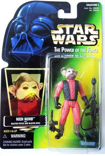 Star Wars – The Power of the Force (Green Card): Nien Nunb (UPC: 076281696942)