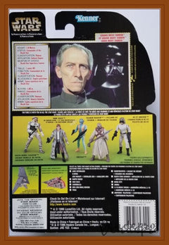 Star Wars Power of the Force – Figurine articulée Grand Moff Tarkin 3,75 pouces (Carte verte, autocollant de première édition) (UPC : 076281697024)-2