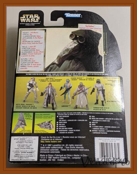 Star Wars POTF2 Garindan (Long Snoot) w/ Hold-Out Pistol (076281697062)