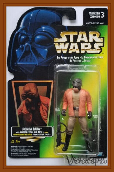 Star Wars POTF2 – Ponda Baba with Blaster Pistol (UPC: 076281697086)-1