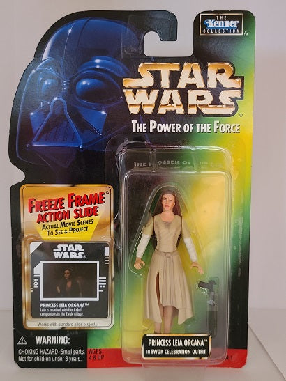 Star Wars POTF2 – Princess Leia Organa (Ewok Celebration Outfit) 3.75-Inch Action Figure