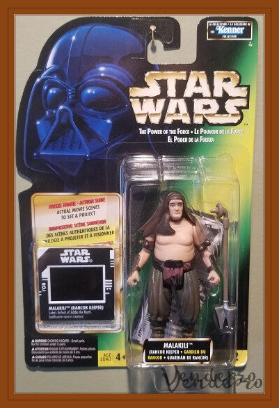Star Wars POTF2 – Malakili (Rancor Keeper) with Freeze Frame Slide (UPC: 076281697239)