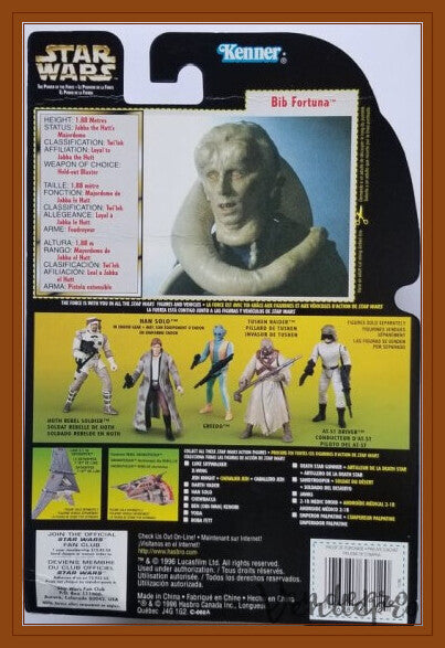 Star Wars POTF2 – Bib Fortuna with Hold-Out Blaster (UPC: 076281698120)