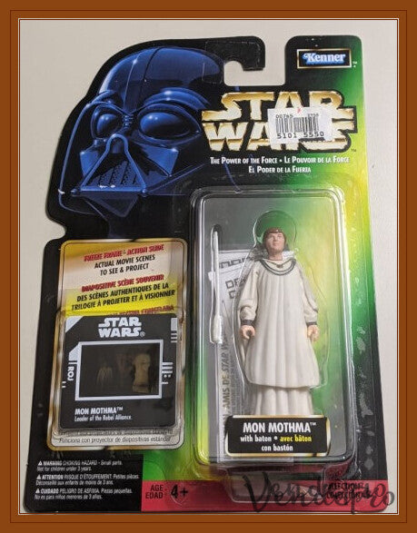 Star Wars POTF2 – Mon Mothma with Baton & Freeze Frame Slide (UPC: 076281698595)-1