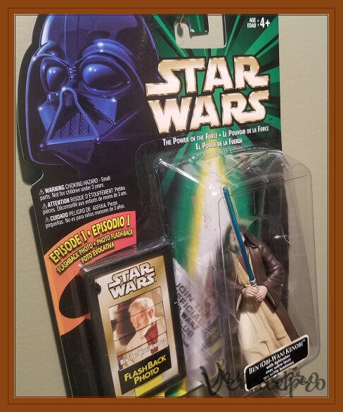 Star Wars POTF2 – Ben (Obi-Wan) Kenobi with Flashback Photo (UPC: 076281840376) (Bubble HAS Dent)