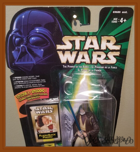 Star Wars POTF2 – Ben (Obi-Wan) Kenobi with Flashback Photo (UPC: 076281840376) (Bubble HAS Dent)