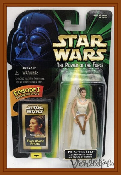 Star Wars POTF2 – Princess Leia (Ceremonial Dress) with FlashBack Photo (UPC: 076281840383)