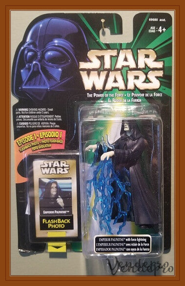 Star Wars POTF2 – Emperor Palpatine with Flashback Photo (UPC: 076281840420)