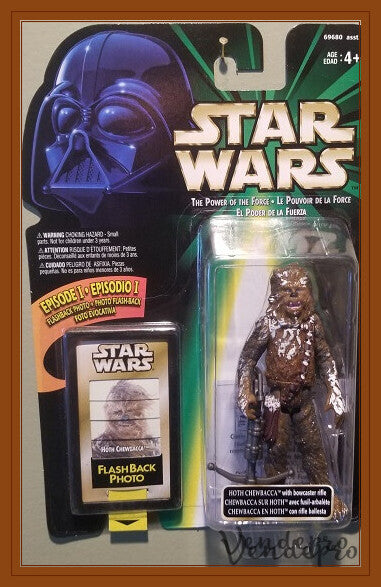 Star Wars POTF2 – Chewbacca (Hoth) with Flashback Photo (UPC: 076281840512)