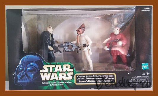 Star Wars POTF2 – Aliens de la Cantina 3-Pack: Labria, Nabrun Leids, Takeel (UPC: 076281840598)