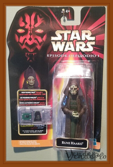 Star Wars Episode I – Rune Haako with CommTech Chip (UPC: 076281840918)