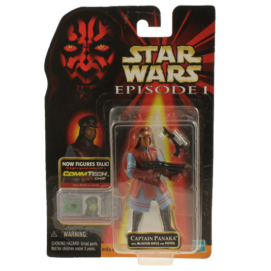 Star Wars Episode I – Captain Panaka 4" Action Figure w/ Blaster Rifle & Pistol (UPC: 076281841083)