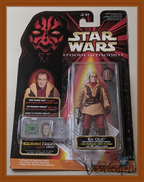Star Wars Episode I – Ric Olie with Blaster & CommTech Chip (UPC: 076281841090)