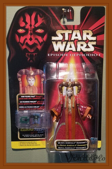 Star Wars Episode I – Queen Amidala (Coruscant) with CommTech Chip (UPC: 076281841113)