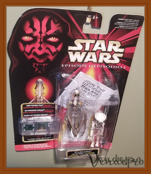 Star Wars Episodio I – Gasgano con Pit Droid y chip CommTech (UPC: 076281841168)