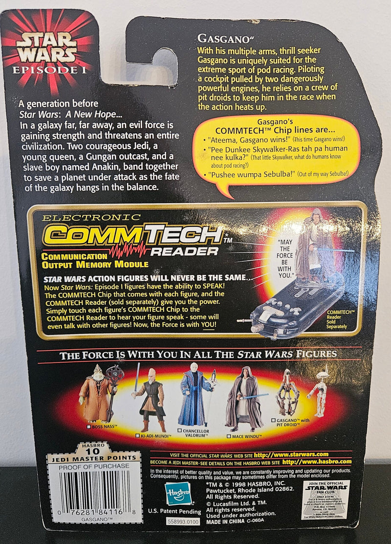 Star Wars Episodio I – Gasgano con Pit Droid y chip CommTech (UPC: 076281841168)-3