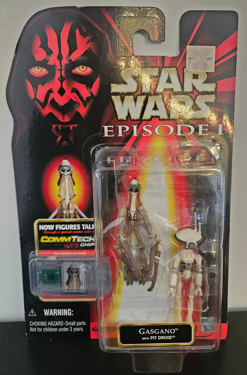 Star Wars Episodio I – Gasgano con Pit Droid y chip CommTech (UPC: 076281841168)-1