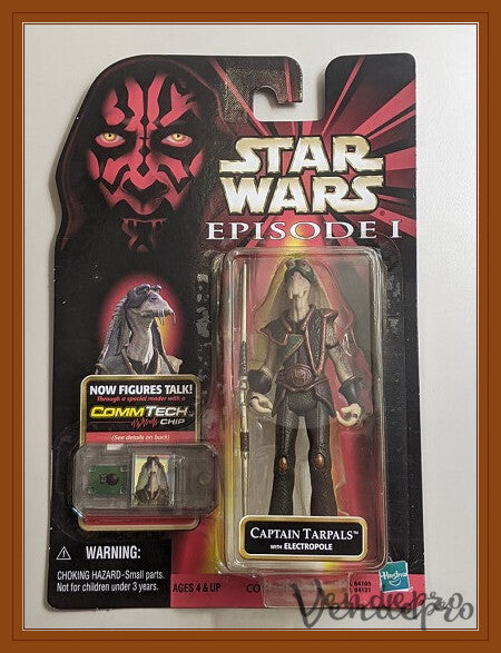 Star Wars Episode I – Captain Tarpals with Electropole & CommTech Chip (UPC: 076281841212)