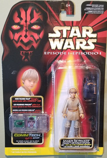 Star Wars Episode I – Anakin Skywalker (Tatooine) 3.75" Action Figure & Commtech (English)