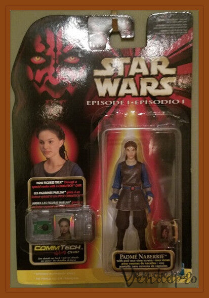 Star Wars Episode I – Padmé Naberrie with Podrace View Screen & French CommTech Chip (UPC: 076930842164)