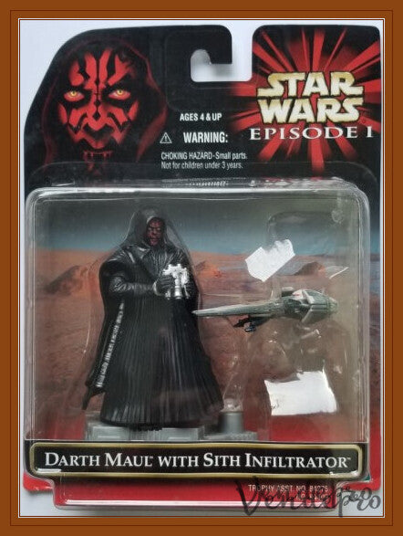 Star Wars Episode I – Darth Maul with Sith Infiltrator (UPC: 076930844090)