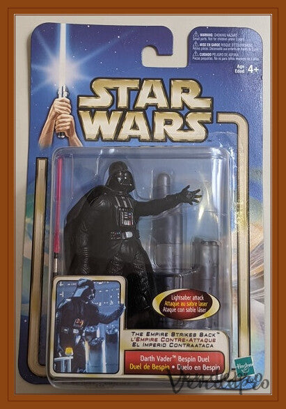 Star Wars: El Imperio Contraataca – Darth Vader (Duelo en Bespin) con Sable Láser (UPC: 076930848806)