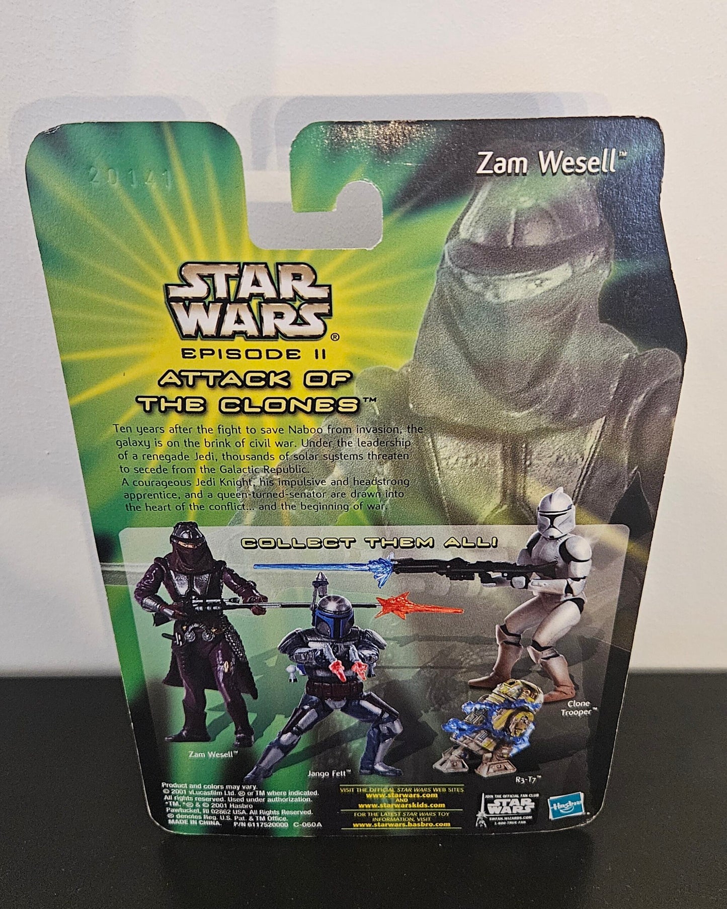 Star Wars – Ataque de los Clones Avance Exclusivo: Figura de Zam Wesell de 3.75 Pulgadas (UPC: 076930846773)