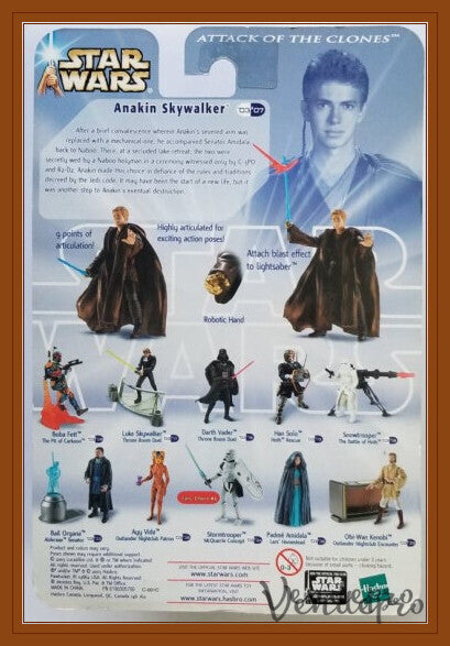 Star Wars Saga – Figura de acción de 3,75" de Anakin Skywalker (Ceremonia secreta) (UPC: 076930850145)