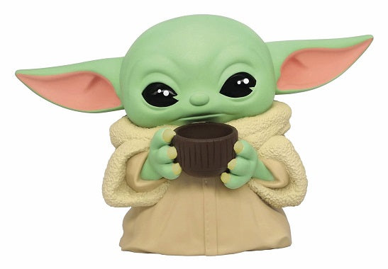 Star Wars: The Mandalorian – The Child with Cup PVC Figural Coin Bank (UPC: 077764289248)