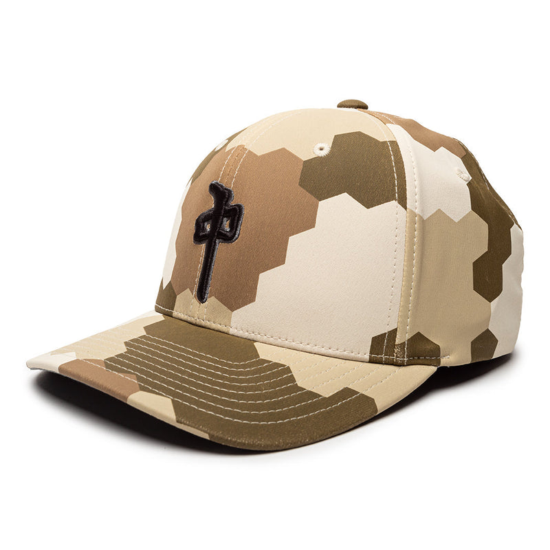 Red Dragon 'Flexfit' Cap - Polygon Camo-1