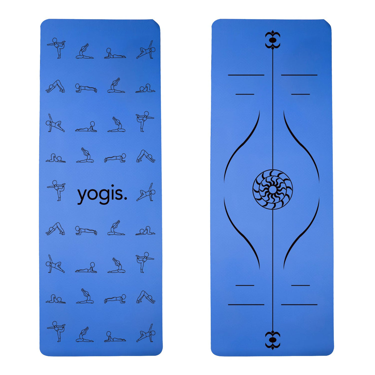 Yoga Mat Posture Line Non-Slip TPE Fitness Mat – Beginner Support &amp; Alignment Guide-7