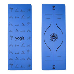 Yoga Mat Posture Line Non-Slip TPE Fitness Mat – Beginner Support &amp; Alignment Guide-7
