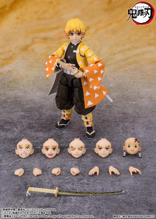 Demon Slayer: Kimetsu no Yaiba S.H.Figuarts Zenitsu Agatsuma Action Figure-2