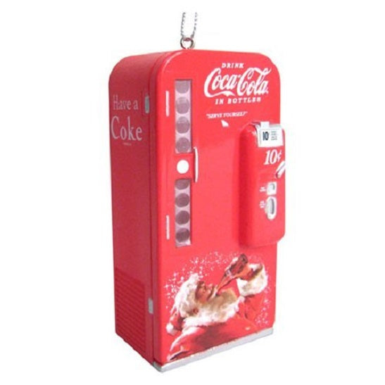 Coca-Cola – Santa Vending Machine 3 3/4-Inch Ornament (UPC: 086131372216)